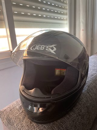 Casco moto integral JEB'S negro