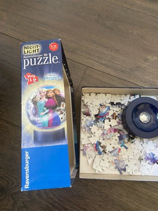 Puzzle 3D Ravensburger Frozen Lámpara Noche