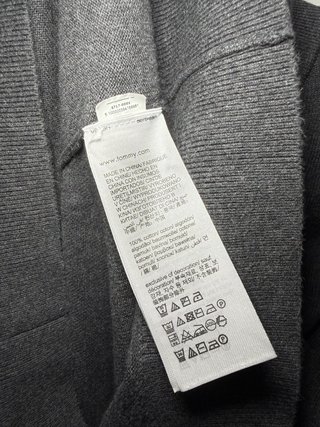 Jersey fino gris Tommy Hilfiger