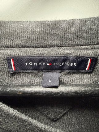 Jersey fino gris Tommy Hilfiger