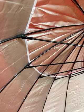 AKTIVE Sombrilla parasol antiviento de 220 cm Rojo