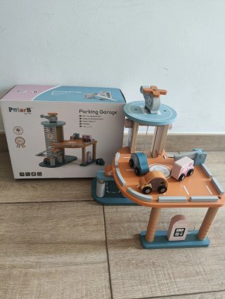 Juego Parking Garaje Madera Niños