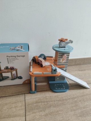 Juego Parking Garaje Madera Niños