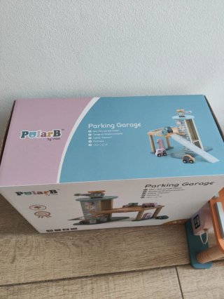 Juego Parking Garaje Madera Niños