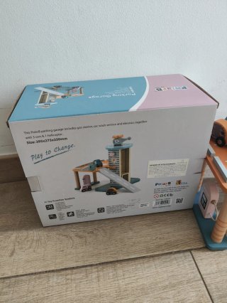 Juego Parking Garaje Madera Niños