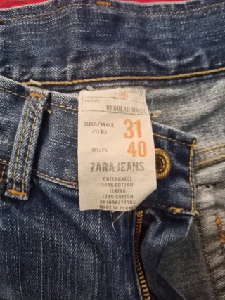 Pantalón vaquero Zara hombre azul