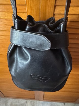 SUPER OFERTA! BOLSO DE PIEL NEGRO