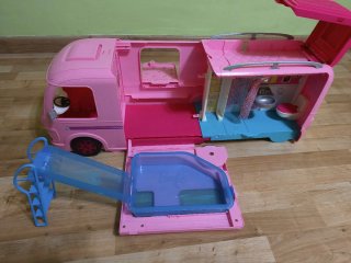Caravana Barbie Rosa Super caravana de Barbie