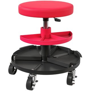 Taburete Taller Giratorio con Ruedas Ajustable
