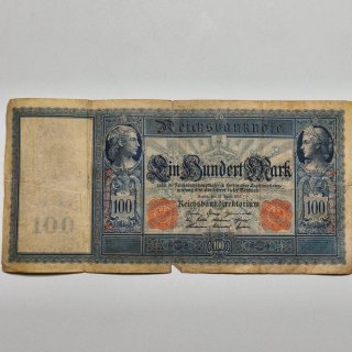 10 Billetes Alemanes 1908-1923, inflación