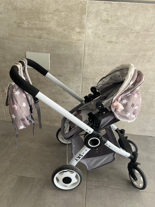 Coche Muñecas 3 en 1 Plegable Cuevas Toys