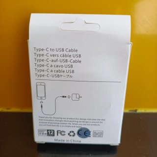 Cabo USB C para Carregador