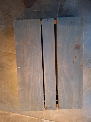 Bandeja de madera grande estable