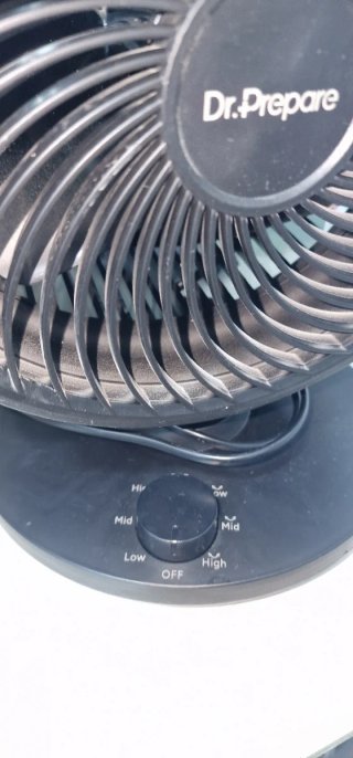Ventilador Dr.Prepare DCCFA4 Negro