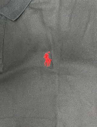 Polo Negro Talla S Ralph Lauren Manga Corta