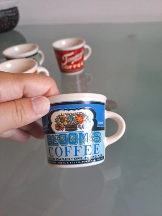 Set 5 Tazzine Caffè Vintage