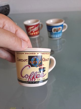 Set 5 Tazzine Caffè Vintage