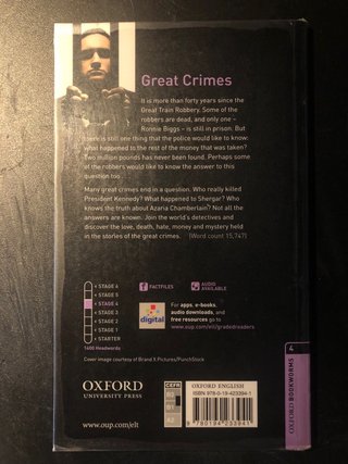 Oxford Bookworms Library: Stage 4: Great Crimes