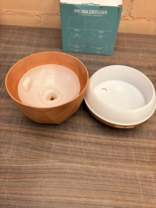 Difusor Aromas Ultrasónico Miserwe Efecto Madera