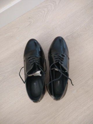 Zapatos negros plataforma