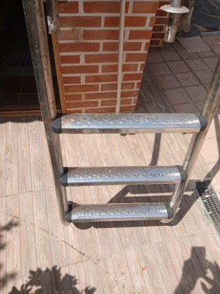 Escalera Piscina Aluminio 3 Peldaños