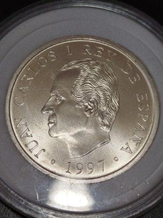 Moneda Plata 2000 PTAS Quijote 1547-1997