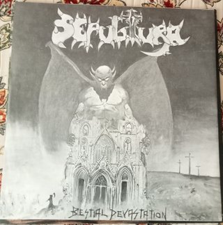 Vinilo Sepultura Morbid Visions + EP Bestial Dev