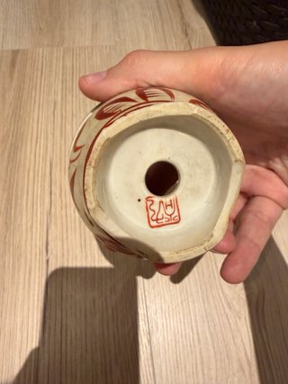 Kutani Pajaros Maceta Bonsai Cerámica Madera