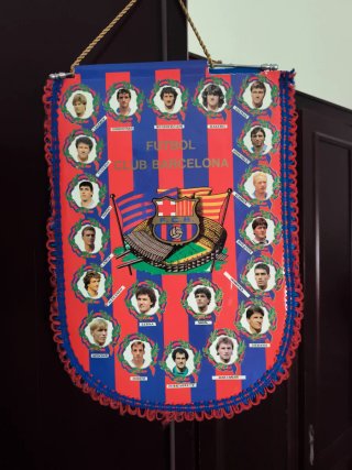 Banderín FC Barcelona Dream Team 90-91