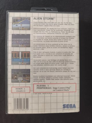 Alien Storm Sega Master System