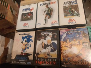 Mega Drive 2 con 6 juegos