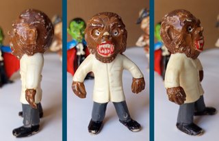 Lote 3 Figuras Monstruos Castillo Airgam 70s