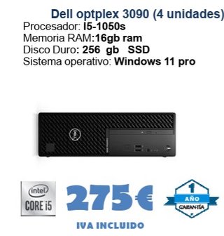 Dell Optiplex 3090 - 4 Unità