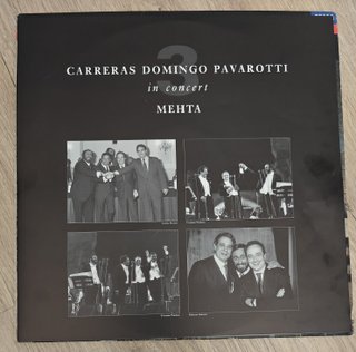 LP Carreras Domingo Pavarotti - In Concert Decca