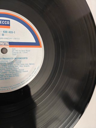 LP Carreras Domingo Pavarotti - In Concert Decca