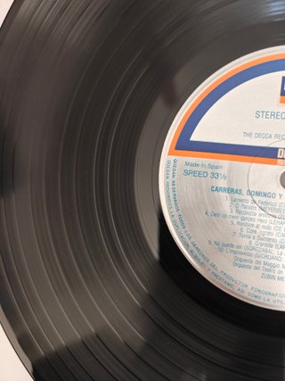 LP Carreras Domingo Pavarotti - In Concert Decca