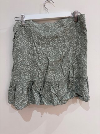Falda corta verde