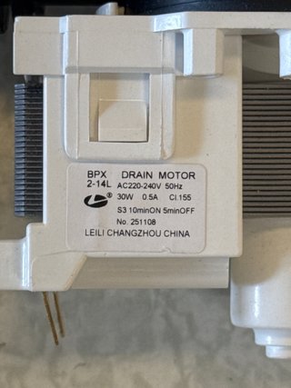 Bomba Desagüe Lavavajillas BPX 30W