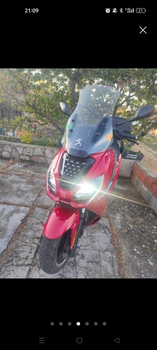 Moto Scooter 125cc Roja