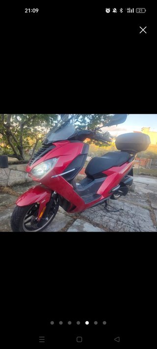 Moto Scooter 125cc Roja