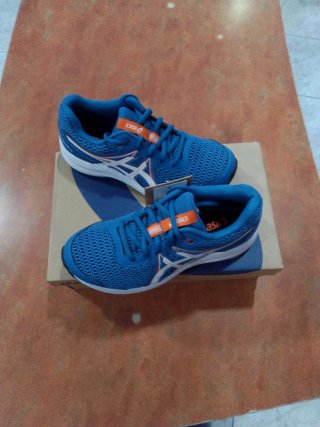 Zapatillas Asics Azul Talla 35 Nuevas