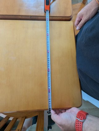 Mesa extensible madera + 6 sillas