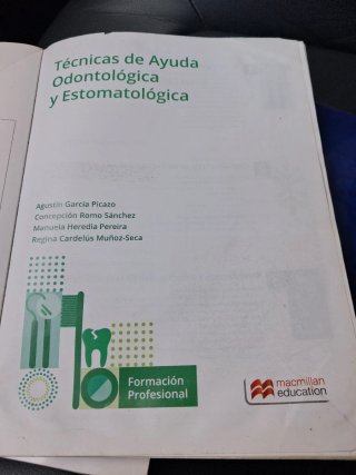 Técnicas de ayuda odontológica y estomatológica