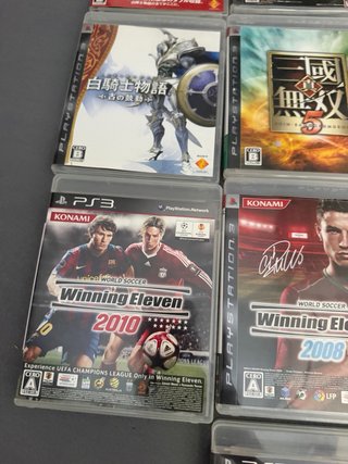 Lote 9 Juegos PS3 Japonés: Winning Eleven, FIFA, D