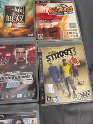 Lote 9 Juegos PS3 Japonés: Winning Eleven, FIFA, D
