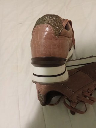 Zapatos mujer beige/marrón talla 40