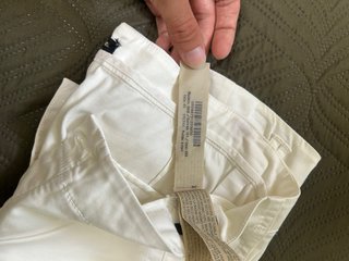 Pantalones blancos mujer