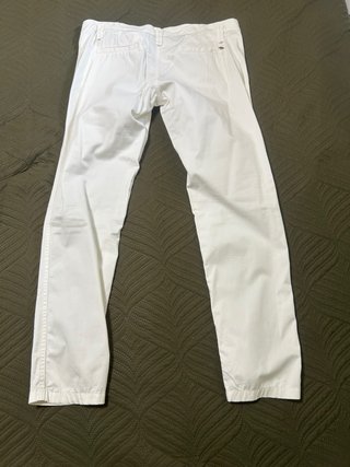 Pantalones blancos mujer