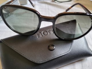 Gafas de sol D&P negras y marrones