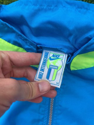 Chándal Nike Vintage 90s Azul/Verde